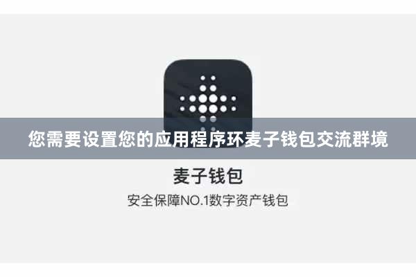 您需要设置您的应用程序环麦子钱包交流群境