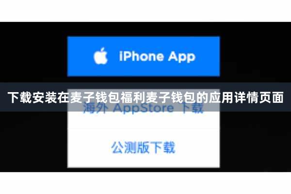 下载安装在麦子钱包福利麦子钱包的应用详情页面