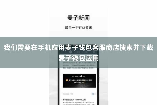 我们需要在手机应用麦子钱包客服商店搜索并下载麦子钱包应用